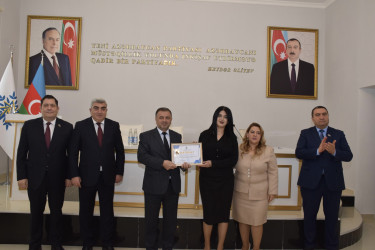 Yeni Azərbaycan Partiyası Quba rayon təşkilatı tərəfindən bu il gənclər arasında Ümumilli Lider Heydər Əliyev irsinin öyrənilməsi ilə bağlı məşğələlərə yekun vurulub.