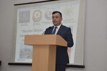 Qubada “Heydər Əliyev irsində vətən, din və milli kimlik” mövzusunda tədbir keçirilib.