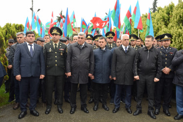 Birinci Qarabağ müharibəsində itkin düşmüş şəhid Elşən Ərzumanovun dəfn mərasimi olub.