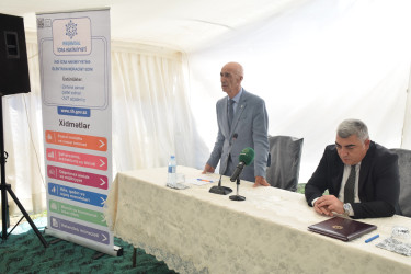 Birinici Nügədi kəndinin “Almazqazmalar” yaşayış məntəqəsində vətəndaşların səyyar qəbulu keçirildi