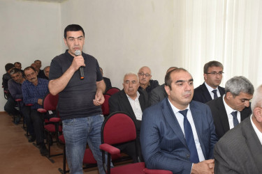 Əlik kənd inzibati ərazi dairəsi üzrə səyyar vətəndaş qəbulu keçirildi.