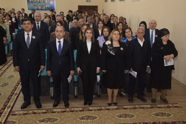 Vətən müharibəsi şəhidi, kapitan Məlikov Aqil Niyaz oğlunun xatirəsinə həsr olunmuş “Vətənə sədaqətin və hərbi şərəfin rəmzi olan həyat: Şəhid kapitan Aqil Məlikovun qəhrəmanlıq yolu” adlı anım tədbiri keçirilmişdir.