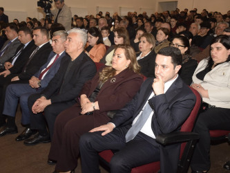 Qubada Ümummilli Lider Heydər Əliyevin anadan olmasının 103-cü ildönümünə həsr olunmuş konsert proqramı keçirilib.