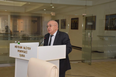 Qubada “Qərbi Azərbaycan İrsi” kitabının I cildinin təqdimat mərasimi keçirilib.