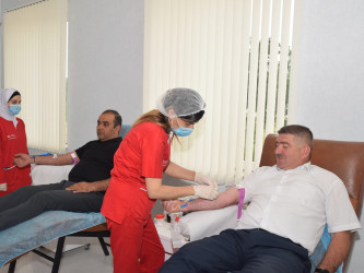 Qubada Talassemiyalı və hemofiliyalı xəstələrə köməklik göstərilməsi məqsədilə qanvermə aksiyası keçirilib.