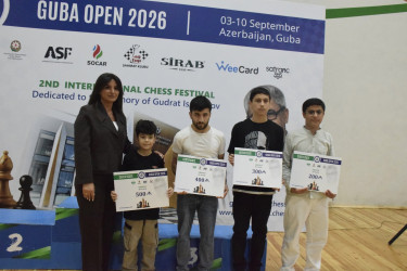 “Quba Open 2026” II Beynəlxalq Şahmat Festivalına yekun vurulub.
