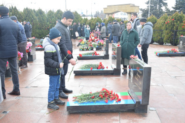 20 Yanvar faciəsinin otuz beşinci ildönümü ilə əlaqədar Quba rayonunda şəhidlərin xatirəsi anılıb.