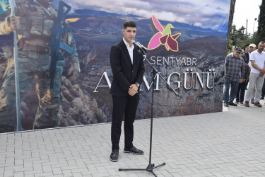 Quba rayonunda “27 Sentyabr – Anım Günü” münasibətilə tədbir keçirildi.