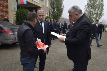 Küpçal kəndində səyyar vətəndaş qəbulu keçirildi.