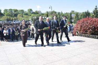 Qubada Ümummilli Lider Heydər Əliyevin anadan olmasının 103-cü ildönümü qeyd olunub.