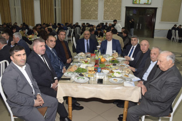 Qubada Ramazan ayı münasibətilə iftar mərasimi təşkil olunub.