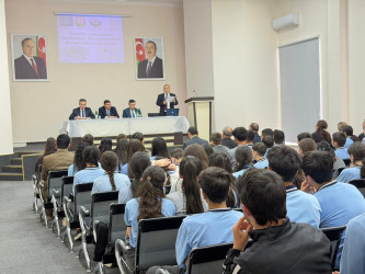 Qubada "Gənclərin sosial mediada təhlükəsizliyi: hüquqi aspektlər və dini radikalizmə qarşı təbliğat” mövzusunda tədbir keçirilib.