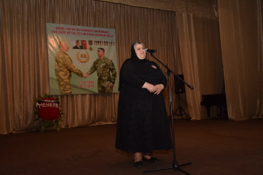 Vətən Müharibəsi Qəhrəmanı Mehrab Niftəliyevin 40 illiyi münasibətilə “Qəhrəmanlıq dastanı" adlı anım tədbiri keçirilmişdir.