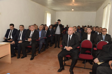 Əlik kənd inzibati ərazi dairəsi üzrə səyyar vətəndaş qəbulu keçirildi.