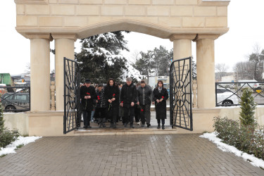 “Vətən uğrunda canından keçənlər” mövzusunda anım tədbiri keçirilmişdir.