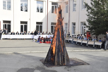 Quba şəhər Ümumi təyinatlı internat tipli ümumtəhsil məktəbində Od çərşənbəsi münasibətilə bayram tədbiri keçirilmişdir.