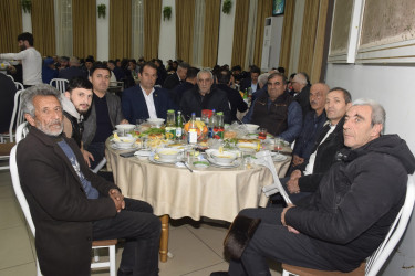 Qubada Ramazan ayı münasibətilə iftar mərasimi təşkil olunub.