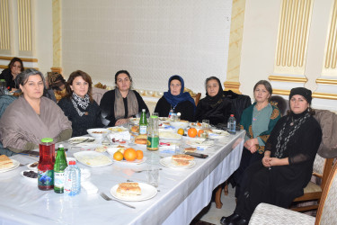 12 Dekabr - Ümummilli Lider Heydər Əliyevin anım günü Qubada ehsan mərasimi təşkil olunub.