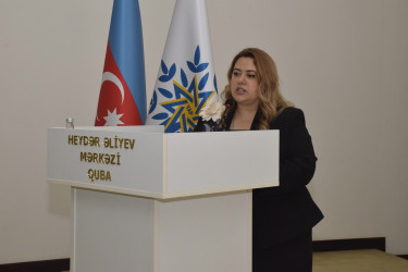 31 Mart - Azərbaycanlıların Soyqırımı Günü ilə əlaqədar Qubada konfrans keçirilib.