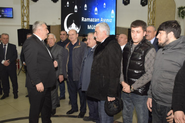 Qubada Ramazan ayı münasibətilə iftar mərasimi təşkil olunub.