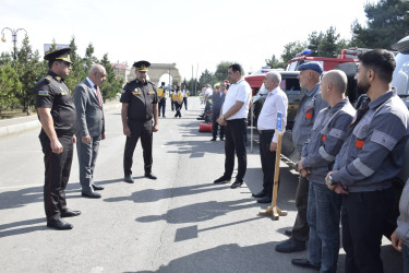 Qubada mülki müdafiə üzrə xəbərdarlıq və toplanış məşqi keçirilib.
