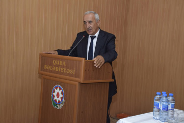 Qubada kənd təsərrüfatı məhsullarının istehsalı və emalı sahələrinin inkişafına dair İş Planının hazırlanması ilə bağlı geniş tərkibli tədbir keçirilib.