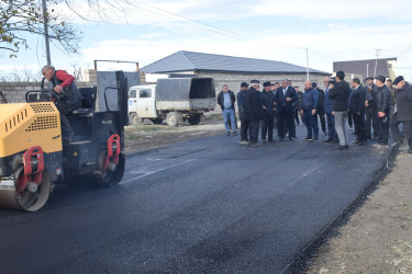 Alekseyevka - Zizik avtomobil yolunun asfaltlanması  işlərinə  başlanılmışdır.