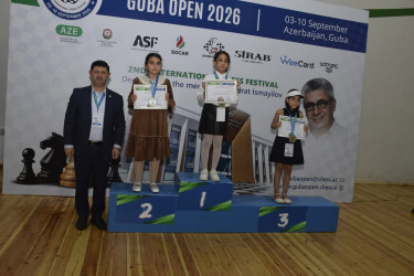 “Quba Open 2026” II Beynəlxalq Şahmat Festivalına yekun vurulub.