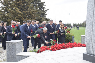 31 Mart - Azərbaycanlıların Soyqırımı Günü ilə əlaqədar Quba şəhərində “Soyqırımı memorial kompleksi” ziyarət olunmuşdur.