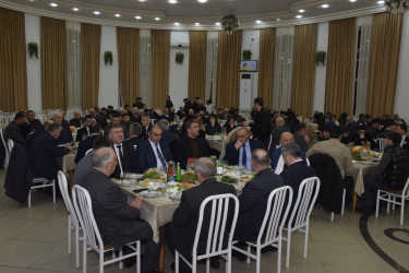 Qubada Ramazan ayı münasibətilə iftar mərasimi təşkil olunub.