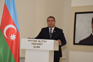 Ümummilli Lider Heydər Əliyevin anadan olmasının 102-ci ildönümü ilə əlaqədar Qubada “Müstəqil Azərbaycanın memarı” adlı praktik konfrans keçirilmişdir.