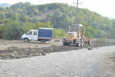 Amsar- Tüləkəran avtomobil yolunun təmirinə başlanılmışdır.