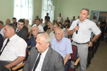 Barlı qəsəbəsində səyyar vətəndaş qəbulu keçirildi.