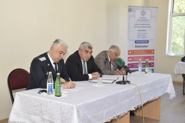 Susay kəndində səyyar vətəndaş qəbulu keçirilib.
