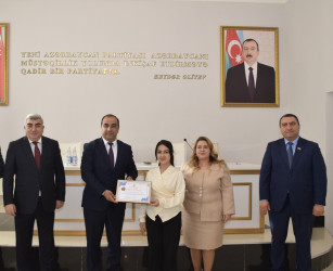 Yeni Azərbaycan Partiyası Quba rayon təşkilatı tərəfindən bu il gənclər arasında Ümumilli Lider Heydər Əliyev irsinin öyrənilməsi ilə bağlı məşğələlərə yekun vurulub.