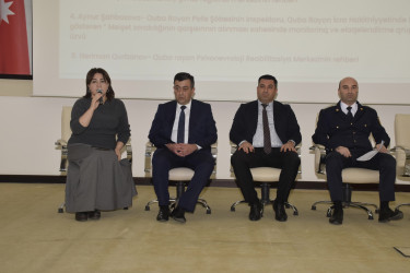 Quba rayonunda “Zorakılığa qarşı susma” adlı tədbir keçirilmişdir.