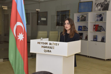 Qubada “Ümummilli Lider Heydər Əliyev müstəqil Azərbaycan Konstitusiyasının müəllifidir” mövzusunda dəyirmi masa keçirilib.