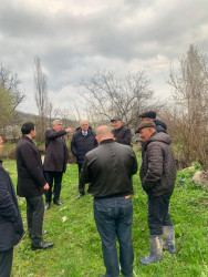 Quba rayonunda yağan güclü və aramsız yağışlar nəticəsində yaranmış sel sularının yaratdığı fəsadlar yerindəcə araşdırılır və aradan qaldırılır.
