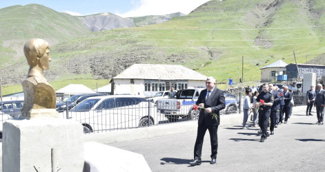 Xınalıq kəndində vətəndaşların səyyar qəbulu keçirilib.