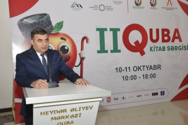 Quba rayon Heydər Əliyev Mərkəzində II Quba Kitab Sərgisinin açılış mərasimi keçirilib.