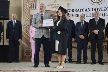 ADPU-nun Quba filialında 31-ci məzun buraxılışı münasibətilə təntənəli mərasim keçirilib.