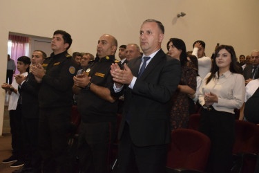 Qubada 20 Sentyabr - Dövlət Suverenliyi Günü münasibətilə tədbir keçirilib.