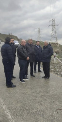 Quba rayonunda yağan güclü və aramsız yağışlar nəticəsində yaranmış sel sularının yaratdığı fəsadlar yerindəcə araşdırılır və aradan qaldırılır.
