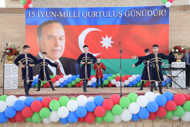 Quba şəhərində 15 İyun - Milli Qurtuluş Günü münasibətilə tədbir keçirilib.