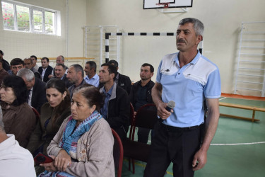 Afurca kəndində səyyar vətəndaş qəbulu keçirildi.
