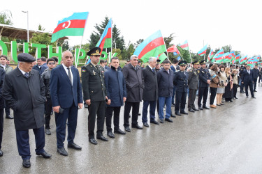 Birinci Qarabağ müharibəsində itkin düşmüş şəhid Elşən Ərzumanovun dəfn mərasimi olub.