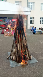 Rustov  kəndində od çərşənbəsi ilə bağlı bayram tədbiri keçirilmişdir.