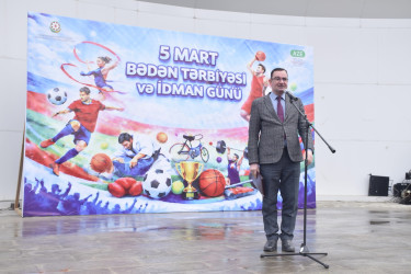 Quba şəhərində 5 mart - Bədən Tərbiyəsi və İdman gününə həsr olunmuş tədbir keçirilib.