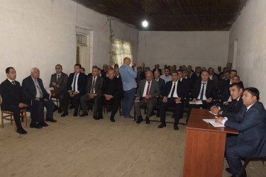 Çiçi kəndində səyyar vətəndaş qəbulu keçirilib.