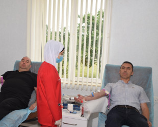 Qubada Talassemiyalı və hemofiliyalı xəstələrə köməklik göstərilməsi məqsədilə qanvermə aksiyası keçirilib.